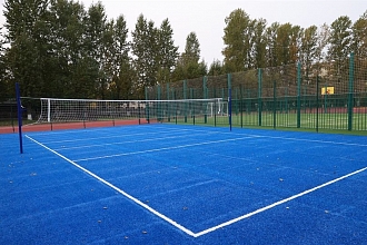 Волейбольная площадка. Покрытие из искусственной травы. СШ №28